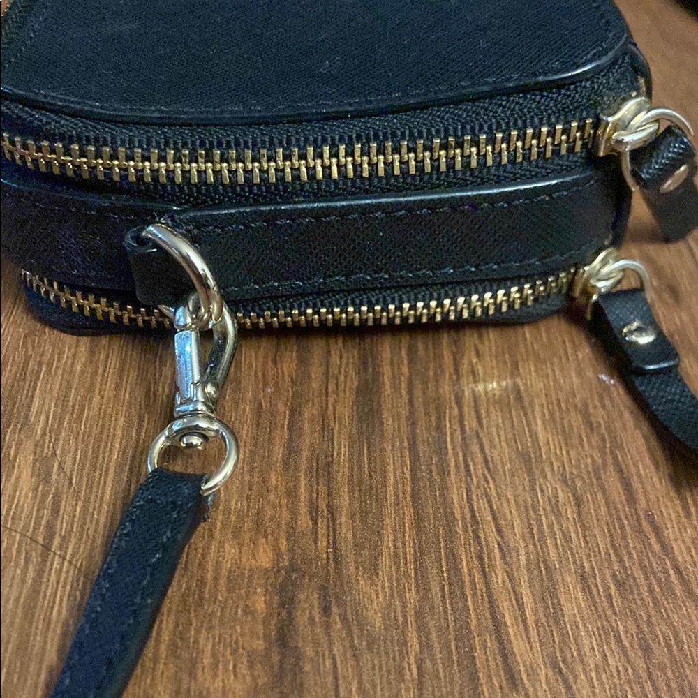 Kate Spade Double Zip Mini Crossbody Black - Picture 4 of 10